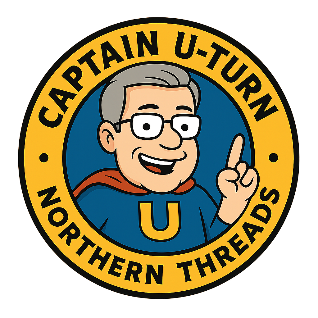 Captain U-Turn Northern Threads logo