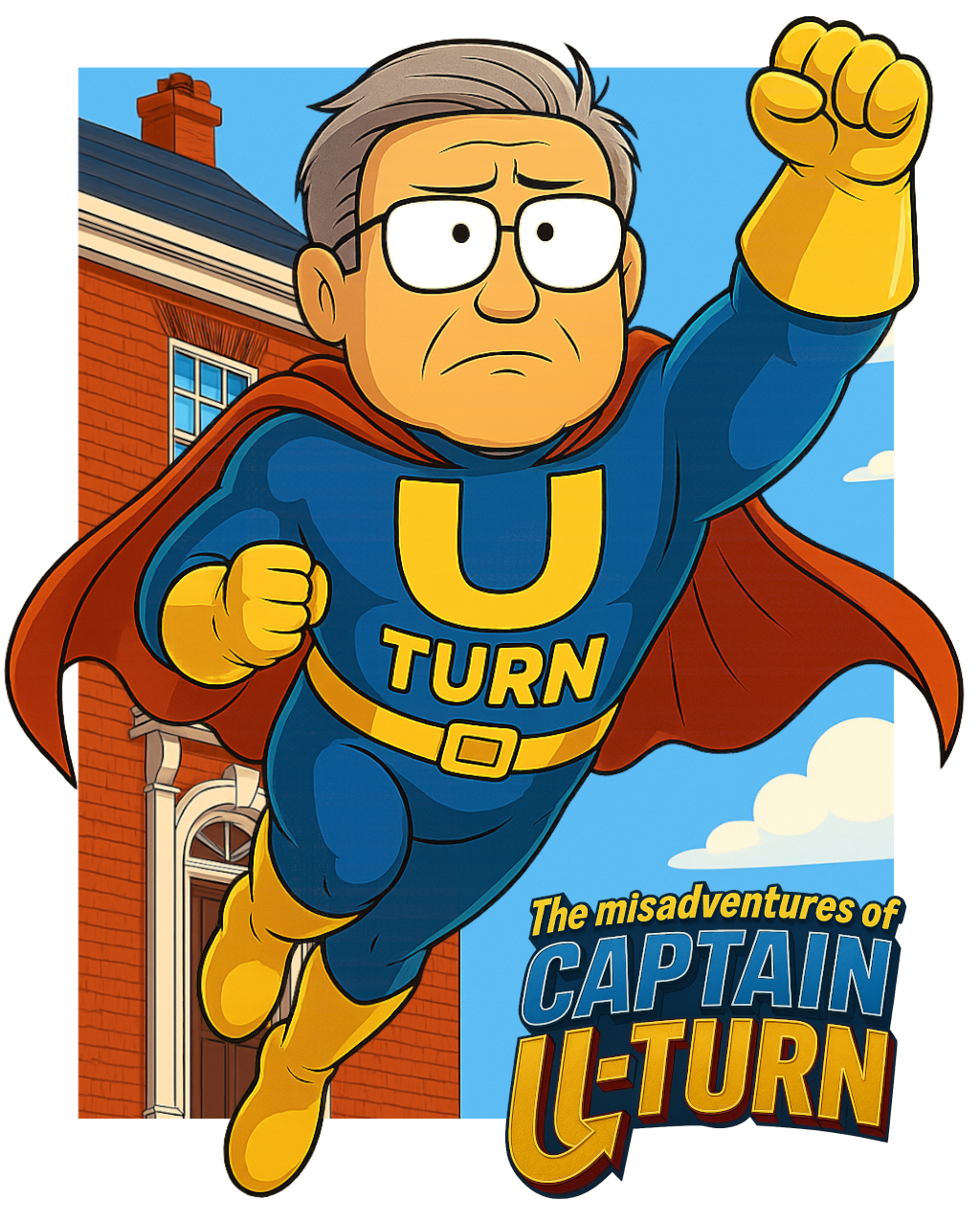Captain U-Turn flying